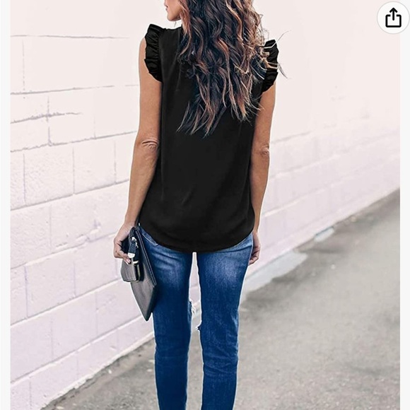 Halter Chiffon Tank Tops Casual Sleeveless Shirts Blouses - Picture 4 of 10